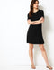 Ex Famous Store Collection Short Sleeve Jersey Swing Dress