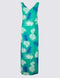 Ex Famous Store Collection Green Palm Print Slip Maxi Dress