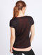 Ex Famous Store Burnout Double Layer Sports Top