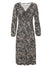 Ex Wallis Spot Snake Print Long Sleeve Jersey dress