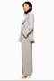 Ex Topshop Wide Leg Trouser And Slouch Blazer Jacket Suit With Linen