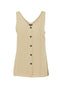 Ex Wallis Button Through Sleeveless Cami Top Vest 3 Colours