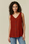 Ex Wallis Button Through Sleeveless Cami Top Vest 3 Colours