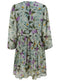 Ex Oasis Summer Bloom Pleated Mint Floral Dress