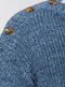 Ex Vero Moda Button Shoulder Long Sleeve Knit Jumper