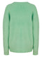 Ladies Green Long Sleeve Cable Knitwear Cozy Jumper