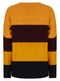 Ladies Clockhouse Striped Block Cozy Ribbed Jumper