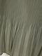 Ex Wallis Khaki Green Pleated Long Sleeve Blouse