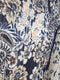 Ex Wallis Floral Paisley Print Pleated Long Sleeve Blouse