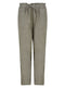 Ladies Linen Blend Straight Leg Trouser In Olive & Blue