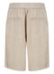 Ladies Drawstring Linen Blend Shorts in 3 Colours