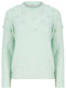 Ladies Mint Knitted Bobble Pullover Jumper Sweater