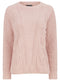 Ex Yessica Ladies Soft Feel Chenille Cable Jumper 3 Colours