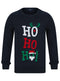 Mens Christmas Ho Ho Ho Santa Xmas Festive Holiday Jumper