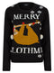 Ladies Christmas Merry Slothmas Santa Xmas Festive Holiday Jumper