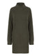 Ladies House Brand Long Turtleneck Long Ribbed Jumper Dress