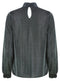 Ladies Sparkle Festive Glitter Long Sleeve Turtleneck Blouse Top
