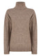 Ladies Amisu Roll Neck Soft Feel Knit Jumper