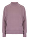 Ex C&A Ladies Glitter Turtleneck Jumper In Lilac & Black