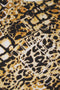 Millers Ladies Leopard Print 3/4 Sleeve Jersey Stretch Top
