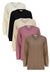 Ex Yessica Ladies V Neck Cable Jumper 5 Colours