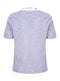 Honor Milburn Short Sleeve Lilac Top With Necklace