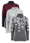 Ex Bon Marche Leopard Print Knitwear Jumper 3 Colours
