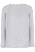 Ex Bon Marche Textured Pale Lilac Knitwear Jumper