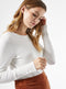 Ex Dorothy Perkins Round Neck Pearl Button Jumper 7 Colours