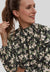 Ex Dorothy Perkins Pink & Black Floral Blouse