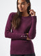 Ex Dorothy Perkins Round Neck Pearl Button Jumper 7 Colours