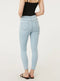 Ex George Ladies Erin Full Leg Jeggings In Black & Blue