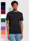 Mens Farah Danny Slim Fit Organic Cotton T-Shirt In Black
