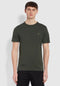 Mens Farah Danny Slim Fit Organic Cotton T-Shirt In Black