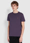 Mens Farah Danny Slim Fit Organic Cotton T-Shirt In Black