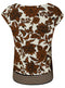Ex Wallis Floral Print Tie Knot Side Round Neck Top
