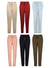 Ladies Tapered Leg Tie Belt Harem Elasticated Waist Pull On Trousers Pants 6 Colour