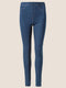 Ex Famous Store High Waisted Jeggings In Grey And Blue