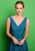 Ex Fever London Josephine Occasion Dress Teal - RRP £99