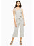 Ex Topshop Ivory Stripe Pinafore Jumpsuit