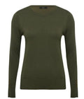Ex M&CO Crew Neck Button Sleeve Detail Jumper 10 Colours