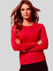 Ex M&CO Crew Neck Button Sleeve Detail Jumper 10 Colours