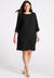 Ex Famous Store Bar Back 3/4 Sleeve Tunic Dress Size 18