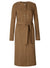 Ex Famous Store Per Una Brown Suedette Trench Coat