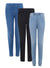Ex Chainstore Blue Black Mixed Emilee Trouser Jeggings