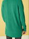 Ex Chainstore Long Cosy V Neck Tunic Jumper Knitwear 3 Colours