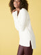 Ex Chainstore Long Cosy V Neck Tunic Jumper Knitwear 3 Colours