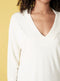 Ex Chainstore Long Cosy V Neck Tunic Jumper Knitwear 3 Colours