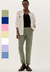 Ex Famous Store Cotton Tapered Ankle Grazer Chinos 7 Colours