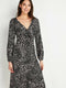 Ex Wallis Multi Coloured Pebble Animal Jersey Dress